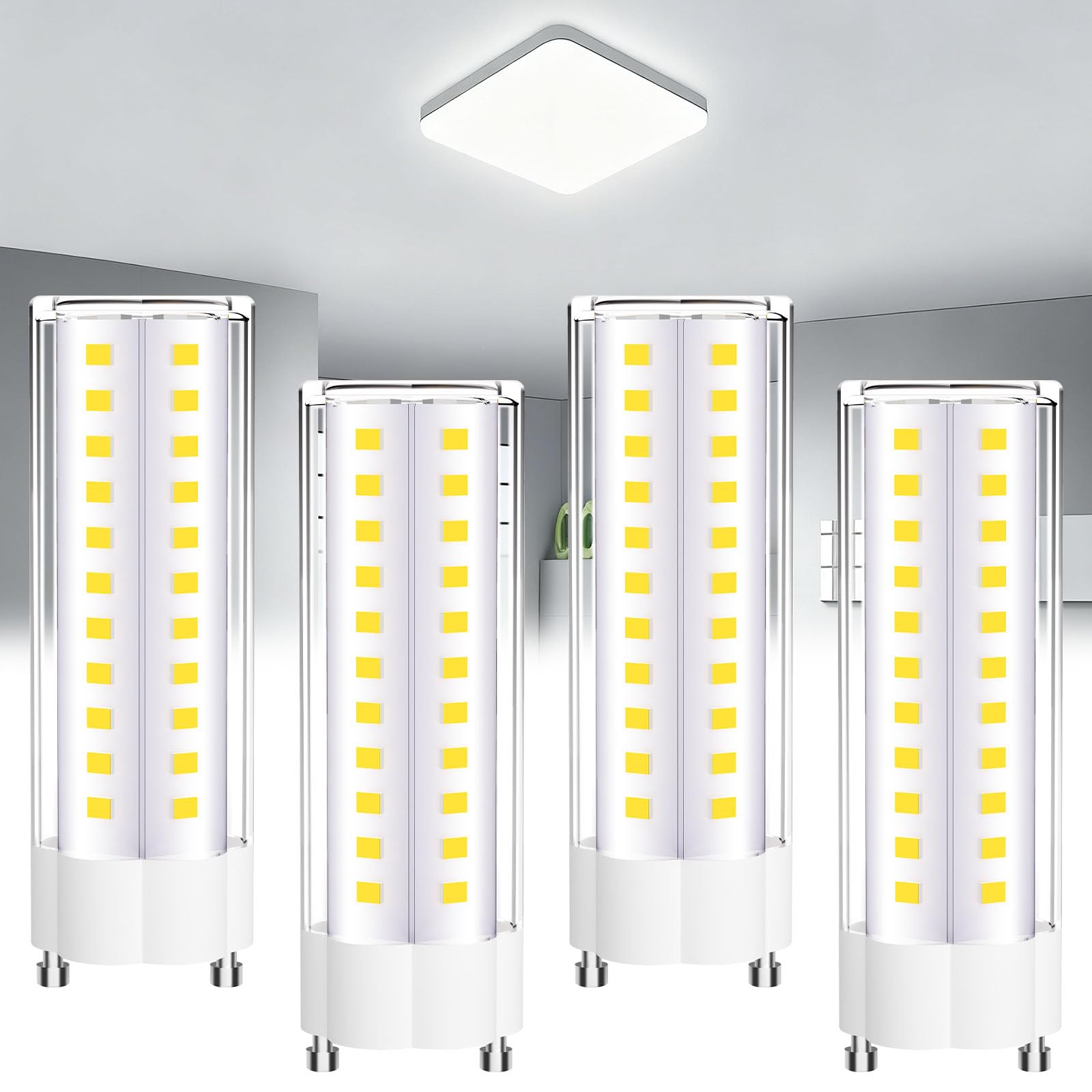 Noobibaba GU24 LED Bulb 5000K Daylight T2 Mls18guww GU24 LED Light